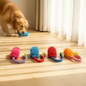 Jouet à mâcher robuste en peluche pour chien, nettoyage des dents, jeu interactif avec corde pour soulager l'ennui et les jeux de tire-ligne - Product Image 1