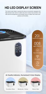Purificador de Aire Doméstico OEM con Difusor de Aroma para Eliminar Partículas, Alergias a Mascotas, Humo y Polvo, Purificador de Aire Inteligente para Mascotas - Product Image 6