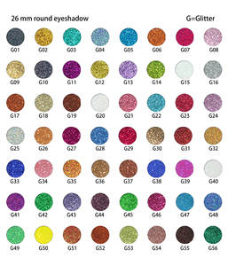 Nuevo diseño Navidad sombra de ojos al por mayor Etiqueta Privada rojo 6 colores paleta de sombras de ojos maquillaje brillo sombra de ojos - Product Image 6