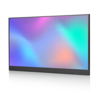 Monitor Layar Sentuh Widescreen IPS Full HD 15,6 inci untuk Laptop dengan Port Tipe C & USB C Monitor Portabel