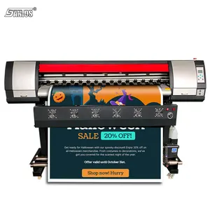 Solvente XP600 1.6m impressora grande formato sublimação impressão barato eco impressora vinil impressão xp600 eco solvente impressora