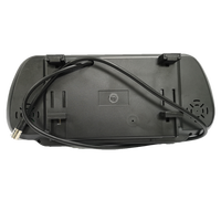 Moniteur de rétroviseur de voiture TN 7 pouces avec télécommande, connecteur aviation 4 broches, conception à clipser, 12-24V pour voitures/camping-cars/camions/fourgonnettes - Garantie 1 an