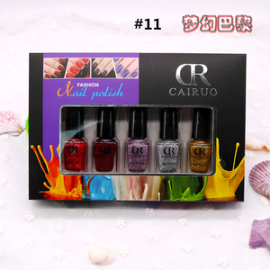 Cairuo 5 unids/set de esmalte de <span class=keywords><strong>uñas</strong></span> Bling Shining Makeup Polish Nail <span class=keywords><strong>Beauty</strong></span> tóxico no - Product Image 5