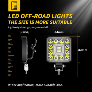 3inch 12W LED làm việc thanh ánh sáng <span class=keywords><strong>Offroad</strong></span> 4x4 Spotlight 12V 24V LED Bar cho xe Jeep xe tải thuyền xe máy kéo SUV ATV barra Mini Đèn pha - Product Image 4