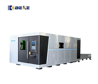 Máquina de Corte Láser de Fibra BEKE Anti-Polvo, Totalmente Cerrada, 4020-6KW, Programable, CNC de 3 Ejes para Chapa Metálica y Tubos
