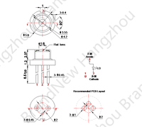 850nm 300mW pour monter le laser à diode infrarouge VCSEL QCW CW pour la communication biomédicale