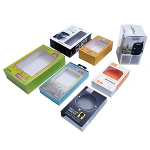 Fabrication de boîtes en papier personnalisées Emballage de produits électroniques Boîte d'emballage de câble de données USB Boîte d'emballage de câble de chargement