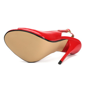 Nuevos Zapatos de Discoteca de 13cm, Tacones Súper Finos y Sexys, Fetiche de Moda, con Punta Abierta, Góticos y Elegantes para <span class=keywords><strong>Novia</strong></span>, de 5 Pulgadas, <span class=keywords><strong>Vestido</strong></span> Romano Completo para Pasarela - Product Image 4