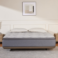 Matelas King sur mesure COSTFULL, durable, respirant et confortable, compressé en boîte, qualité hôtelière, hybride mousse à mémoire de forme, 3 couches