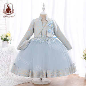 Hochwertige Kinderkleidung Osterkleid Langarm Robe Pour Fillettes Kollektion 2022 Kleinkind Mädchen Kinderkleid - Product Image 3
