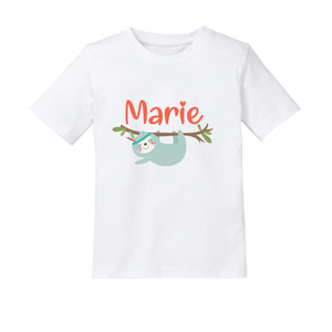 T-shirt per bambini con nome Bradipo (Ragazza / Ragazzo) - Product Image 1