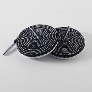 Cordones de Seda Planos Personalizados de 8mm Multicolor para Zapatillas Deportivas Casuales, Venta al por Mayor, Par Individual, Cordones de Colores - Product Image 2