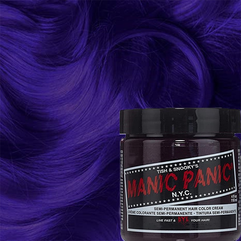 2022 Manufacturer Private Label Natural Semi Permanent Hair Color Deep Purple Dream Hair Dye Classic