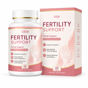 Private Label Fruchtbarkeitsunterstützungstabletten für Frauen OEM Myo-Inositol D-Chiro-Inositol Vitex Maca White Label GMP Reproduktives Wohlbefinden - Product Image 1