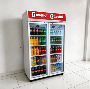 Réfrigérateur vertical pour boissons, refroidisseur de bière, vitrine réfrigérée pour boissons, <span class=keywords><strong>congélateur</strong></span> de présentation avec porte vitrée pour hôtel, maison, magasin - Product Image 2