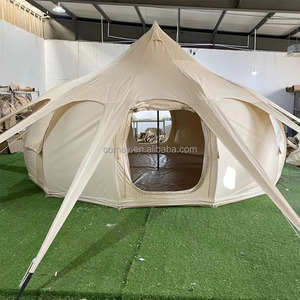 Tenda per esterni <span class=keywords><strong>Glamping</strong></span> di lusso in cotone 4 stagioni 4m 5m 6m tenda per osservare le stelle - Product Image 6
