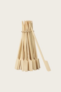Machine à brochette en bambou de 36 pouces Eco Touch Bâtonnets de bambou sans danger pour les brochettes et la brosse pour barbecue Durable et durable - Product Image 3