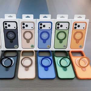 360 °   Funda Magnética Esmerilada con Anillo Giratorio para iPhone 18 <span class=keywords><strong>Pro</strong></span> Max 17 16 15 14 13 <span class=keywords><strong>Pro</strong></span> Max, Carcasa Antigolpes con Colores Vibrantes - Product Image 5