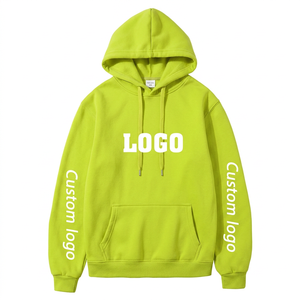 Sweat à capuche personnalisé pour homme avec logo, poche kangourou, broderie, impression numérique, tissu polaire, motif à carreaux, multicolore, décontracté - Product Image 6