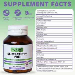 Meilleures ventes de capsules amincissantes Nettoyant pour le côlon Detox pour perdre du poids Soutien digestif Nettoyage - Product Image 4