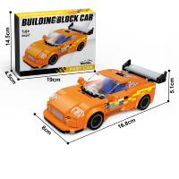 Kit de construction de voiture en blocs DIY, modèle créatif à assembler pour enfants, véhicule de collection, vente en gros, personnalisable
