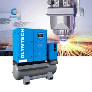 Olymtech 15kw 20hp 4-in-1 Screw Air Compressor for Laser 15kw 20hp 16bar 4-in-1 All in one Screw Air Compressor