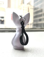 Fabricants Vente en gros Figurine Fluide Ours et Chat Porte-clés Vinyle Jouet Différentes tailles Fluide Art Ours Porte-clés