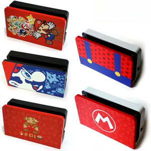 Mario Dock Cover para <span class=keywords><strong>Nintendo</strong></span> Switch Oled Anime funda protectora para Nintend Switch Oled Host Base accesorios de juego - Product Image 1