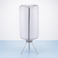 Séchoir à linge ventilé domestique 850W, boîtier en plastique, design pliable et portable pour la maison