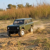 Jouets RC pour adultes, SUV vintage vert 4x4 télécommandé, qualité hobby, cadeau, tout-terrain, métal, chargeur inclus, homologué EN71 CE