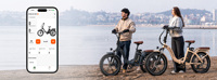 Vélo électrique de ville pliable KOOLUX X16 20 pouces, batterie lithium 48V 15.6AH, moteur arrière sans balais, pneus larges, 25 km/h, 7 vitesses, freins à disque
