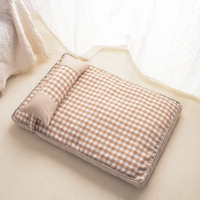 Coussin pour chien de petite taille, personnalisé avec logo, imprimé en plusieurs couleurs, en polyester, lavable, luxueux, pour chiot, pour extérieur