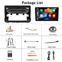 Podofo Double Din 10.1 pouces Android autoradio Carplay Android Auto pour Renault Sandero 2021 RDS HIFI EU/US/RU Stock