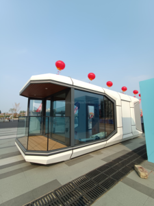 <span class=keywords><strong>Casa</strong></span> Container di Lusso Capsula Spaziale di Alta Qualità con Controllo Vocale Intelligente, <span class=keywords><strong>Casa</strong></span> Capsula Spaziale Moderna e Smontabile - Product Image 6