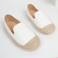 Chaussures Plates Femme Luxe Sandales à Enfiler Décontractées Chaussures Dames Fond Épais Mocassins Paresseux Espadrilles Femme
