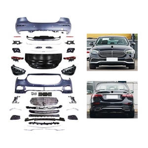 Nuevos Parachoques Delanteros y Traseros de Instalación No Destructiva 2016-2018 W213, Actualización Atornillable para Mercedes-Benz Clase E - Product Image 1