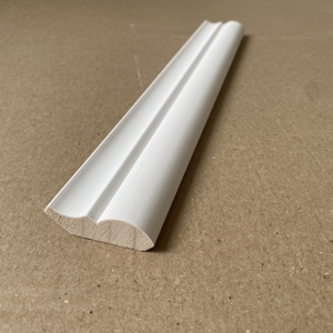 High Quality White Primed Pine Cove Molding Wood Trim For Hotel Apartment Wall <b>Ceiling</b> Transition Builder Supply Interior Use - Product Image 2