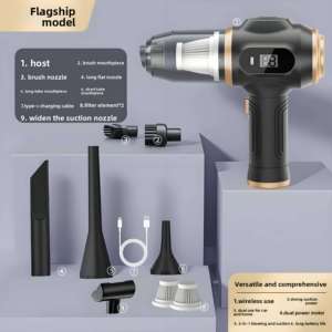 Vente flash - Mini <span class=keywords><strong>souffleur</strong></span> de poussière sans fil ABS - <span class=keywords><strong>Aspirateur</strong></span> à haute aspiration - Sans balais - <span class=keywords><strong>Batterie</strong></span> de grande capacité - Alimenté par <span class=keywords><strong>batterie</strong></span> - Pour voiture et usage domestique - Product Image 3
