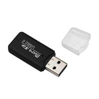 Lecteur de cartes USB mini 2.0 abordable avec fente Micro TF - Prend en charge jusqu'à 64 Go pour PC