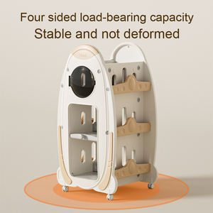 नवीनतम डिजाइन बच्चों को घूर्णन बुकशेल्फ़ फर्नीचर खिलौने सेट रूम - Product Image 2