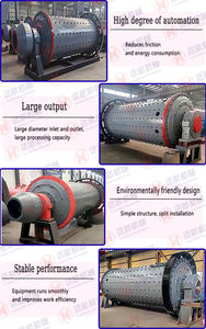 Kleine Mini 900x3000 Kugelmühle Schleif maschine Brecher Goldmine kugelmühle Preis Kalkstein kugelmühle - Product Image 5