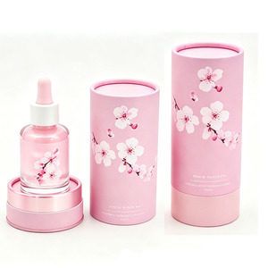 Cilindro de papel Kraft personalizado Embalaje de tubo de cartón respetuoso con el medio ambiente para cosméticos Aceite esencial Premium - Product Image 1