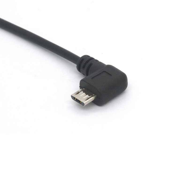 Micro Usb Rj9 4P4C RJ9 Male to Right Angle Micro USB Adapter - 0.5m Cable