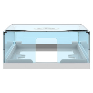 Boîte à interrupteurs et prises étanche de type 86 IP44, support mural bleu transparent pour salle de bain et usage domestique - Product Image 4