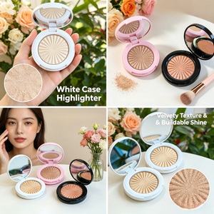 En gros, Poudre illuminatrice pour le visage, effet scintillant, avec <span class=keywords><strong>miroir</strong></span>, <span class=keywords><strong>noir</strong></span>, rose, blanc, marque personnalisée - Product Image 5