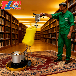 Fabrikverkauf 220V Haushalts-Akku-Betriebene Elektrische Reinigungs- und Poliermaschine Handgeführter Bodenwischer Manuelle Bodenreinigungsmaschine - Product Image 5