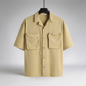 Chemise décontractée pour homme de haute qualité, tissu personnalisé, coupe ajustée, marque privée disponible, vente en gros - Product Image 1