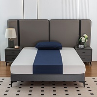 Sábana Plana Antiestática de Alta Eficacia, Protección ESD, 400 Hilos, Ecológica, para Todas las Estaciones, 60x265cm, 95% Algodón