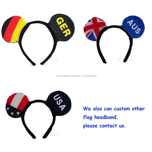 <span class=keywords><strong>3</strong></span> sets Bandera Nacional patrón diadema almohada cojín de peluche oso de peluche juguetes de peluche - Product Image 4
