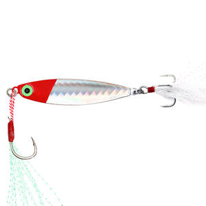 Ensemble de leurres en fonte longue portée, appâts artificiels pour la pêche en eau douce, polyvalents pour la capture du bar, leurres brillants imprimés, lot de 5 pièces pour la pêche sauvage - Product Image 1